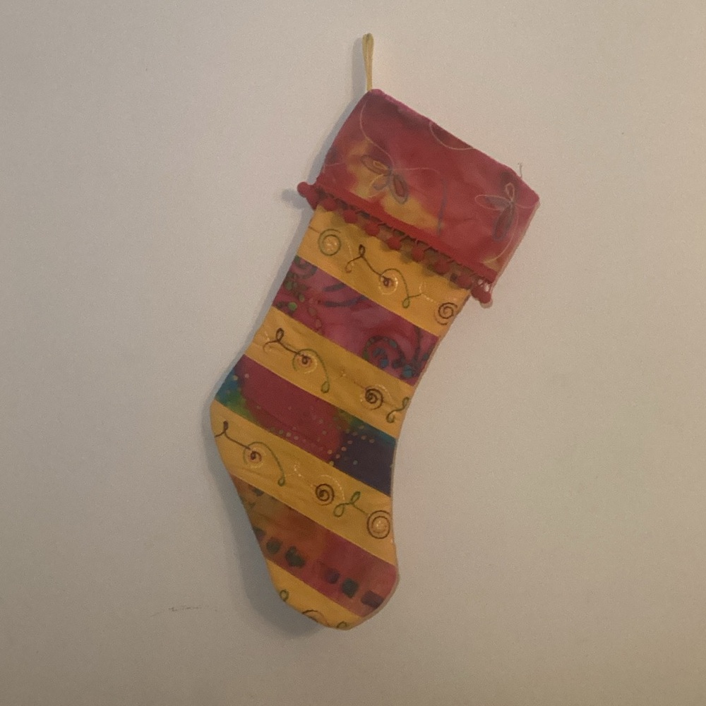 Festive Multicolor Holiday Stocking